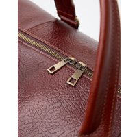 Дорожная сумка Franchesco Mariscotti 6-416кFM11 (пр морская галька, коричневый антрацит)