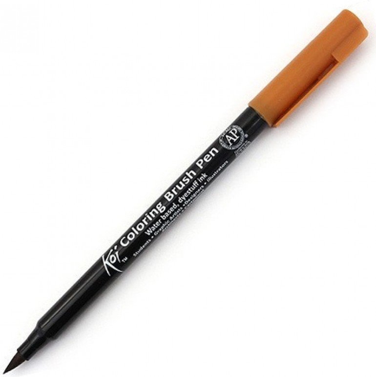 

Маркер художественный Sakura Pen Koi Color Brush XBR110 (темно-коричневый)