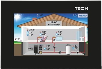 Терморегулятор Tech ST-281C (черный)