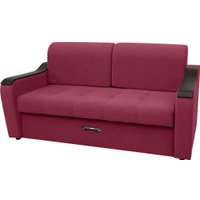 Диван Сириус Лидер-3 ППУ 185x110 (Eva 16 велюр темно-красный)