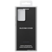 Чехол для телефона Samsung Silicone Cover для Galaxy Note 20 Ultra (черный)