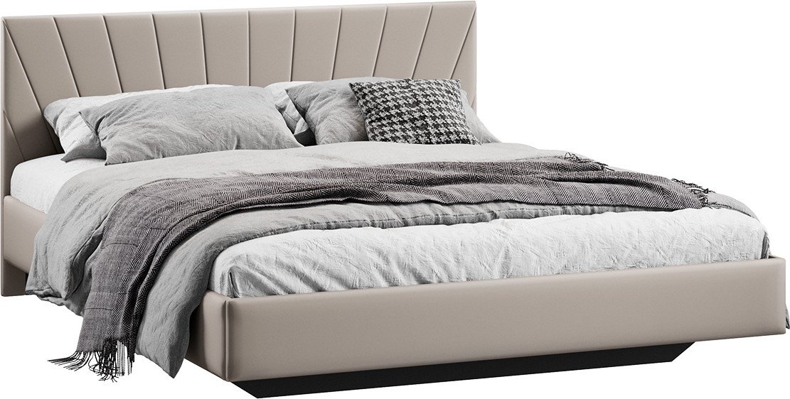 

Кровать Трия Эвори 140x200 Тип 1 (велюр Confetti Smoke)