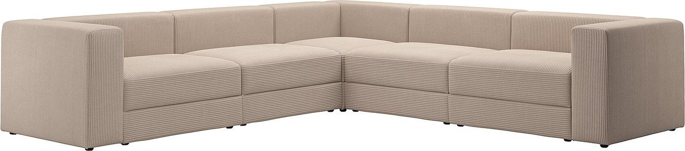 Модульный диван Ikea Jattebo самласа серо-бежевый s09485253