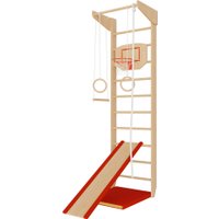 Шведская стенка (лестница) Ecodrev Крепыш 01ТР (лак, полная комплектация)