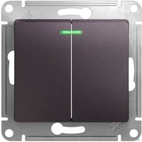 Выключатель Schneider Electric Glossa GSL001453 (сиреневый туман)