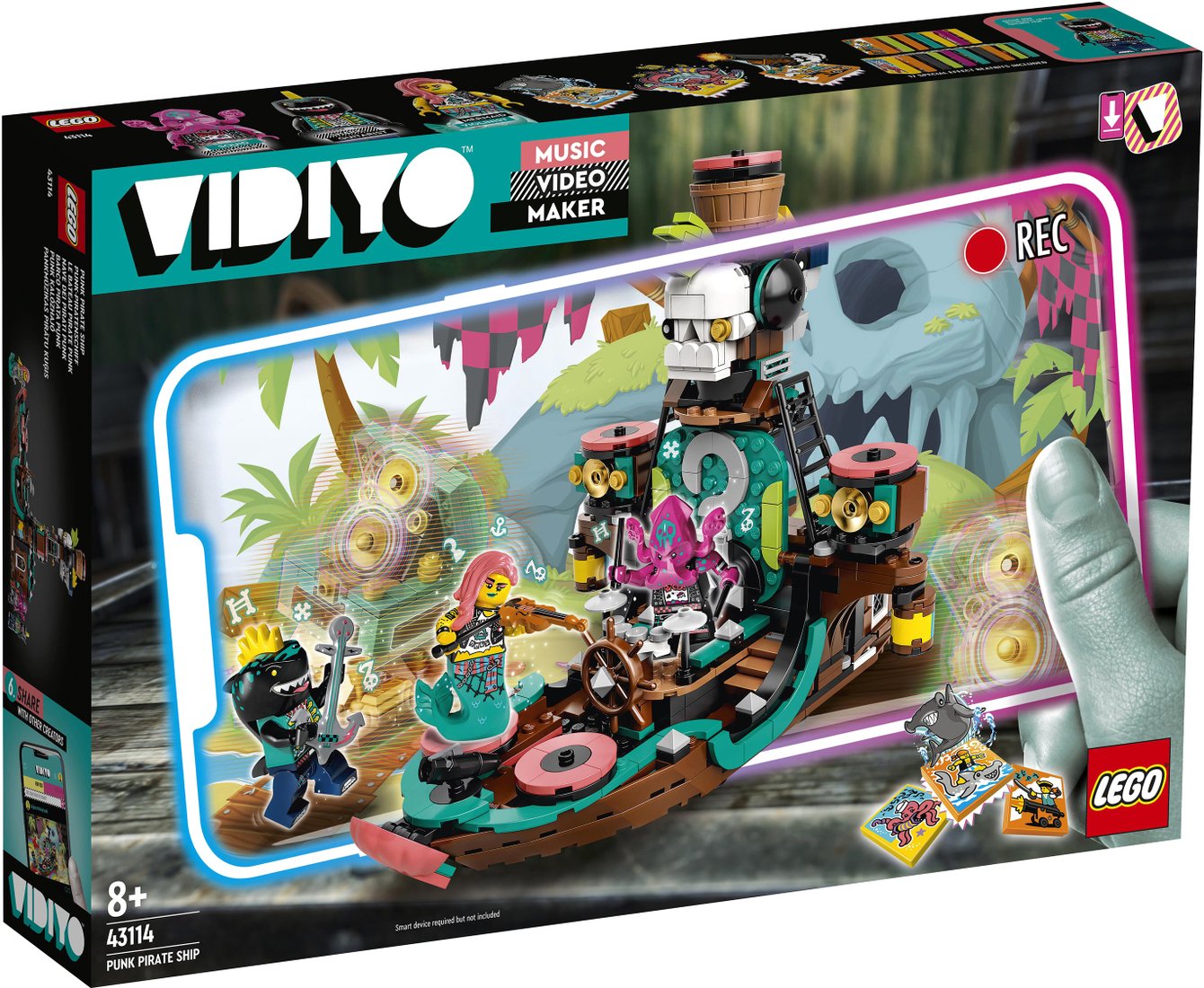

Конструктор LEGO Vidiyo 43114 Корабль Пирата Панка