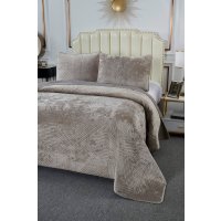 Набор текстиля для спальни Sofi De MarkO Патрисия 160x220 Пок-П-160x220б1 (бежевый 1)