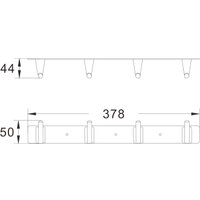 Планка с крючками Shevanik SG5741G