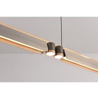 Подвесная люстра iLedex Vision 9309D-1200-2 GR+BK