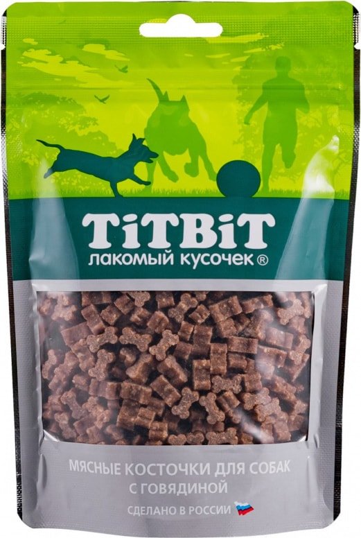

Лакомство для собак TiTBiT Мясные косточки с говядиной 145 г