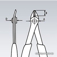 Кусачки боковые (бокорезы) Knipex 78 61 125