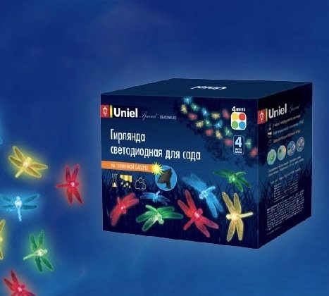 

Уличный накладной светильник Uniel USL-S-123/PT4000 Dragonflies