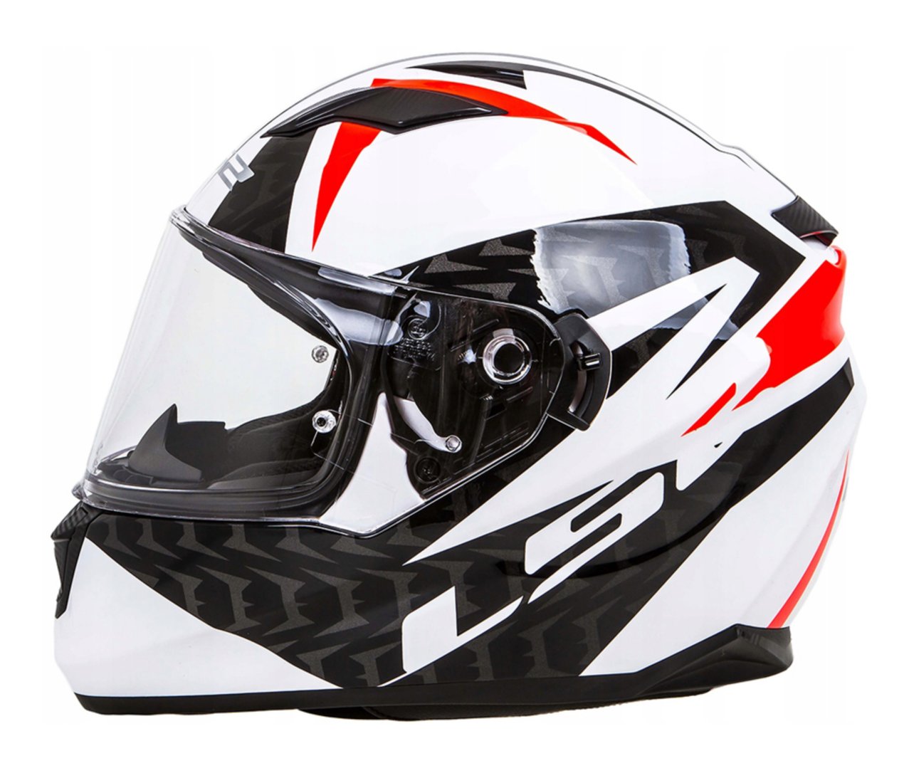 

Мотошлем LS2 FF320 Stream Evo Commander (2XS, бело-черно-красный глянцевый)