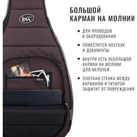 Чехол для гитары Bagandmusic Acoustic Casual Plus (коричневый)