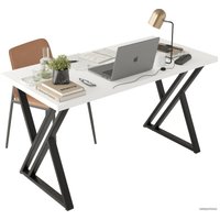 Стол Домус Гранд 12.016.401.02 (белый/металл черный)