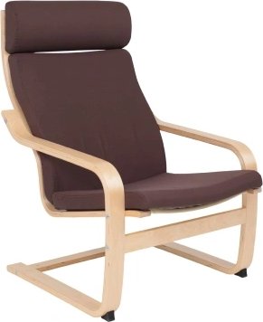 Интерьерное кресло AksHome Relax (ткань, коричневый 10858-15)