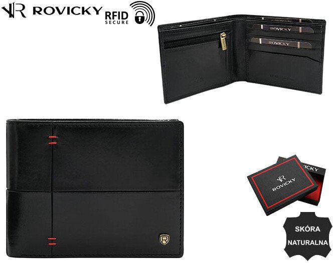 

Портмоне Cedar Lorenti N993-RVTS (черный/красный)