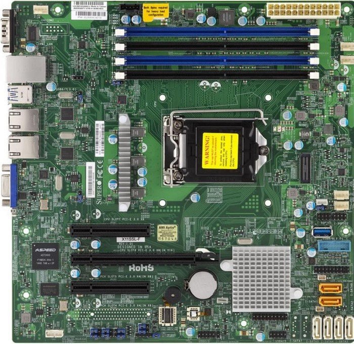 

Материнская плата Supermicro X11SSL-F