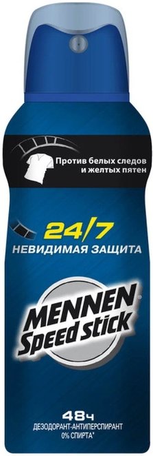 

Антиперспирант-спрей Mennen Speed Stick Невидимая защита 24/7 150 мл