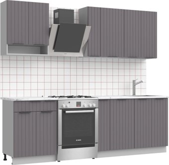 Готовая кухня Arvento АНТА-плюс 1.8м (графит)