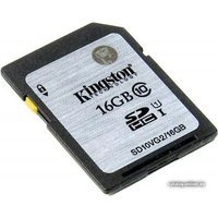 Карта памяти Kingston SHDC (Class 10) 16GB (SD10VG2/16GB)