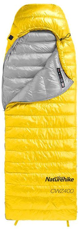 

Спальный мешок Naturehike CW400 NH18C400-D (M, желтый)