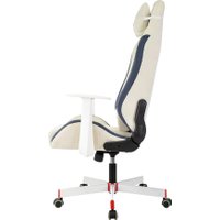 Игровое (геймерское) кресло A4Tech Bloody GC-830 (белый/синий)