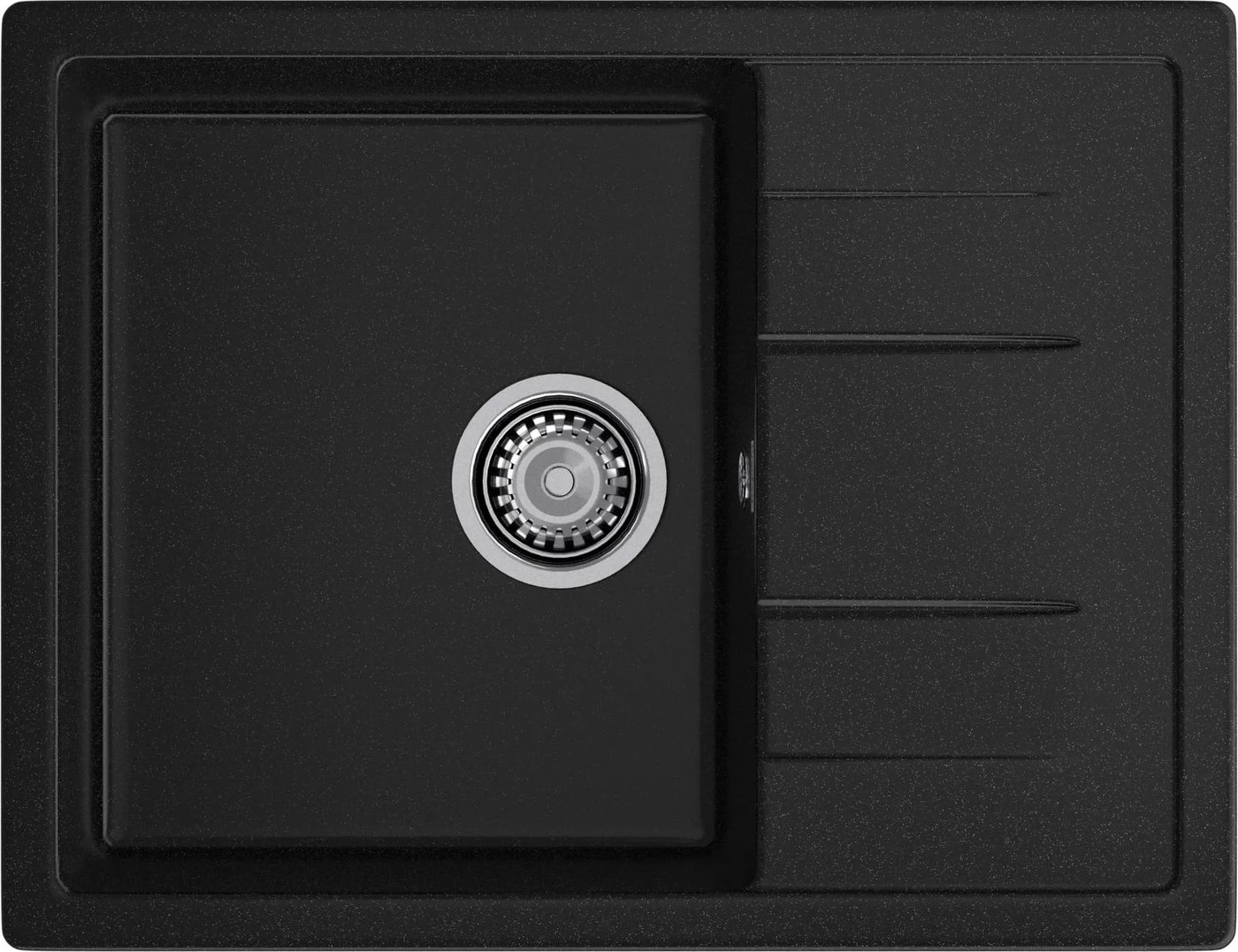 

Кухонная мойка GranFest Quadro 650L (черный)