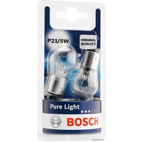 Галогенная лампа Bosch P21/5W Pure Light 2шт