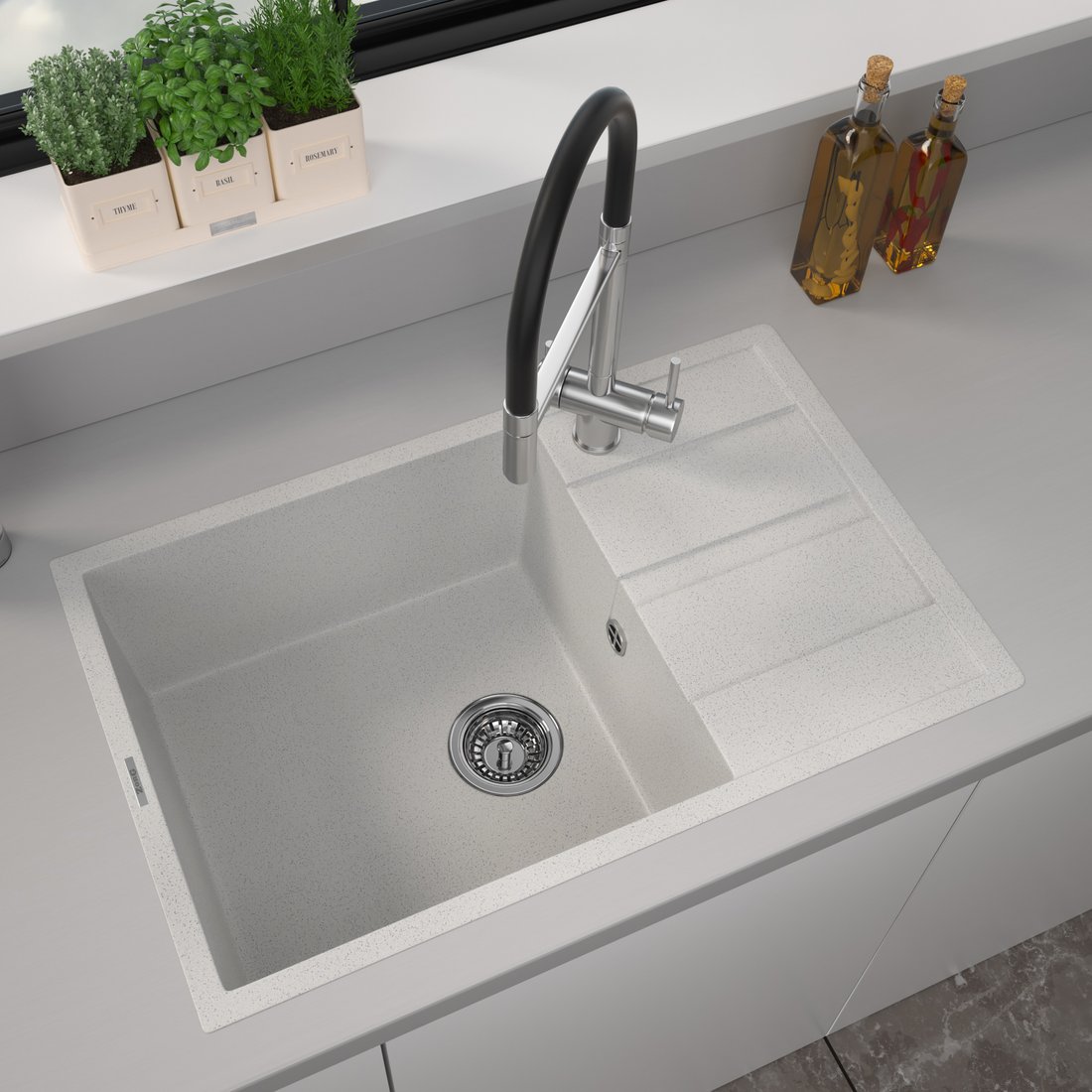 

Кухонная мойка ZorG Apollo 78 (серый жемчуг)