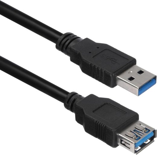 

Кабель ACD ACD-U3AAF-10L USB Type-A - USB Type-A (1 м, черный)
