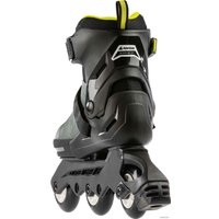 Роликовые коньки Rollerblade Microblade Free 3WD 2021 (р. 28-32, антрацит/лайм)