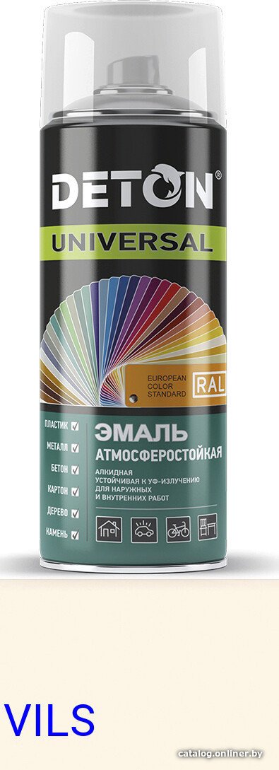 Эмаль Deton Universal Алкидная атмосферостойкая RAL 9001 0.52 л (св.-серый)
