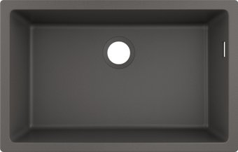 Кухонная мойка Hansgrohe S51 S510-U660 Zlewozmywak podblatowy 660 43432290 (каменный серый)
