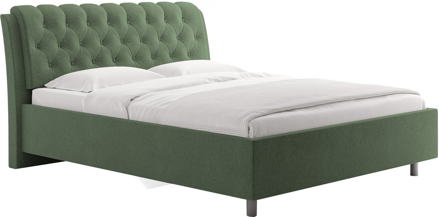 Кровать Сонум Olivia 90x200 (рогожка зеленый)