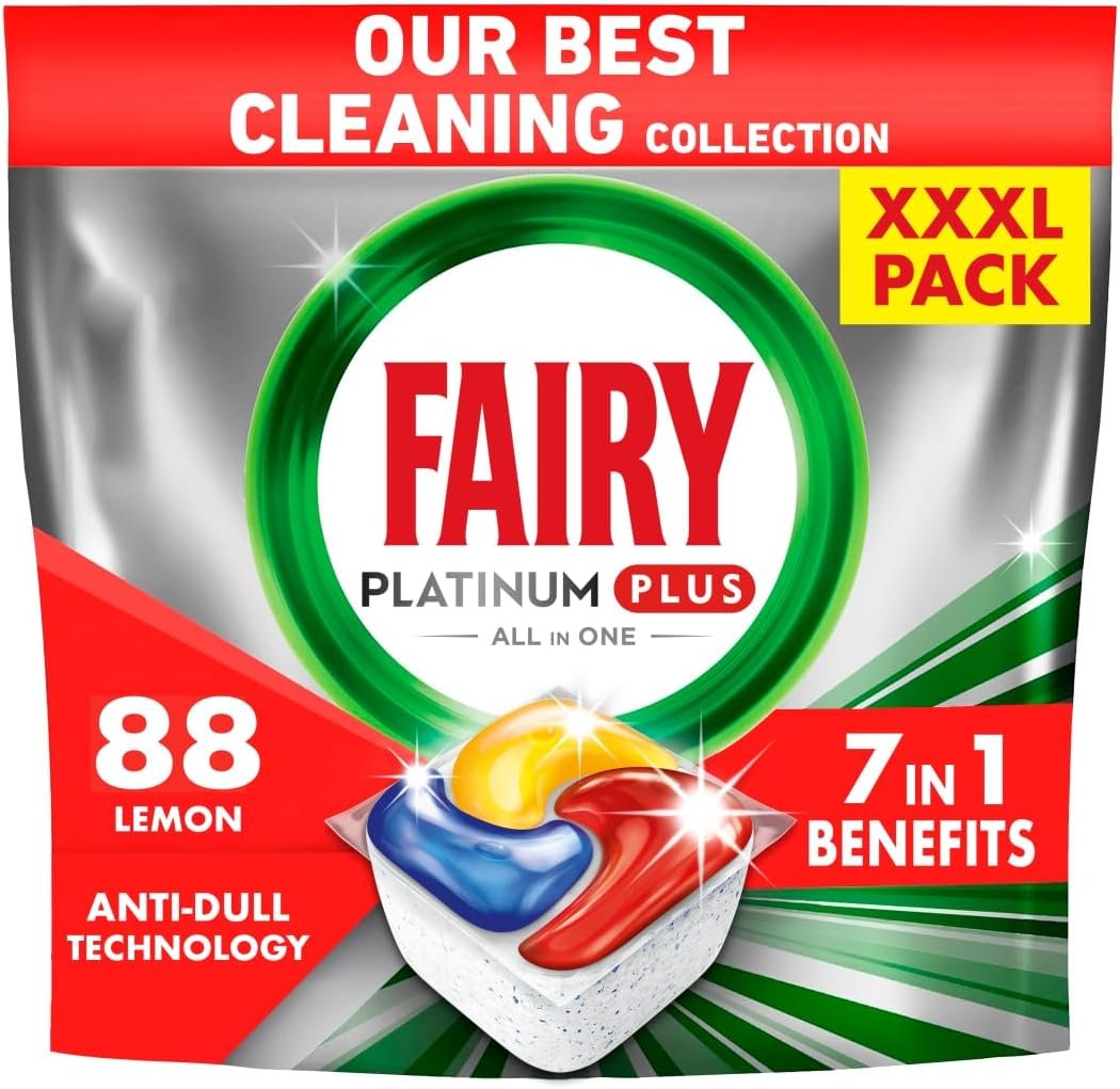 

Капсулы для посудомоечной машины Fairy Platinum Plus Все в 1 Лимон (88 шт)