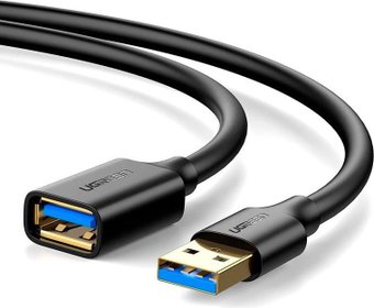 Ugreen US129 30126 USB Type-A - USB Type-A (1.5 м, черный)