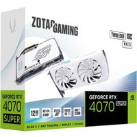 Видеокарта ZOTAC GeForce RTX 4070 Super Twin Edge OC White Edition 12GB GDDR6X ZT-D40720Q-10M