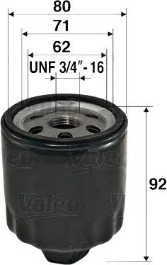 

Масляный фильтр Valeo 586009