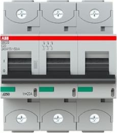 

Выключатель автоматический ABB S803S-C20 3P C 20A 50kA 4.5M 2CCS863001R0204