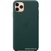 Чехол для телефона Apple Leather Case для iPhone 11 Pro Max (зеленый лес)
