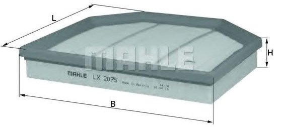 

Воздушный фильтр Mahle Knecht LX2075