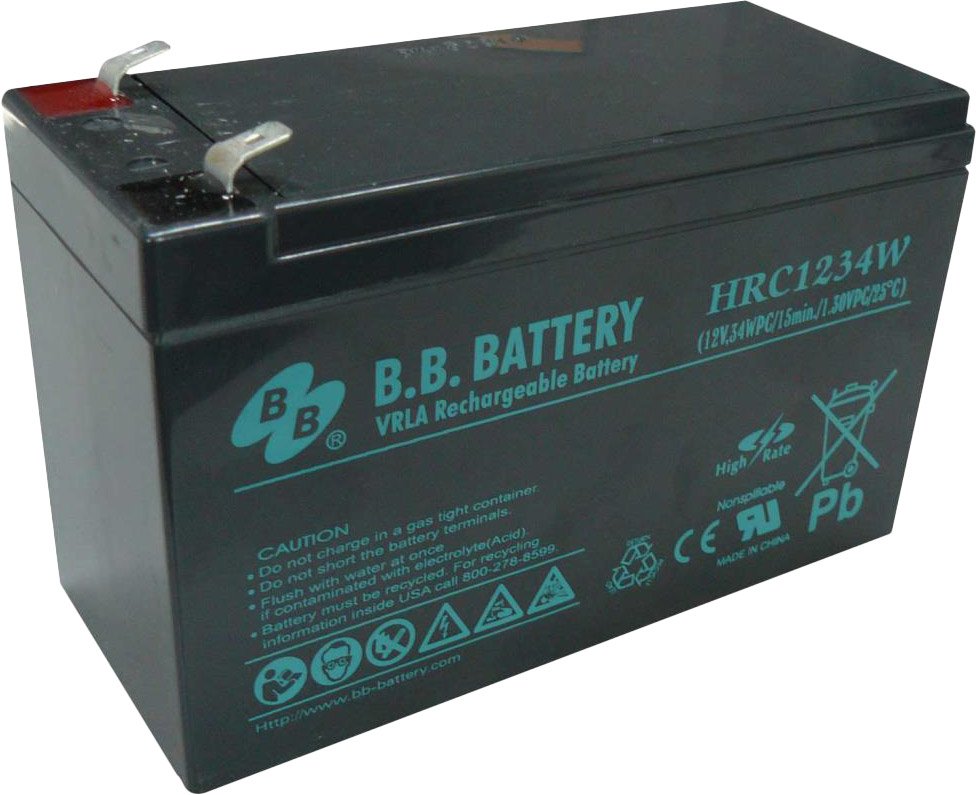 

Аккумулятор для ИБП B.B. Battery HRC1234W (12В/9 А·ч)