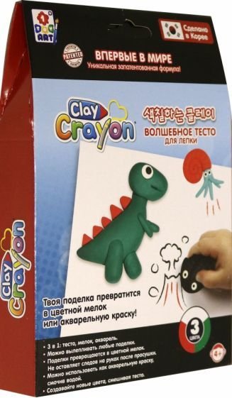 

Набор для лепки 1toy Clay Crayon Динозавр Т19012