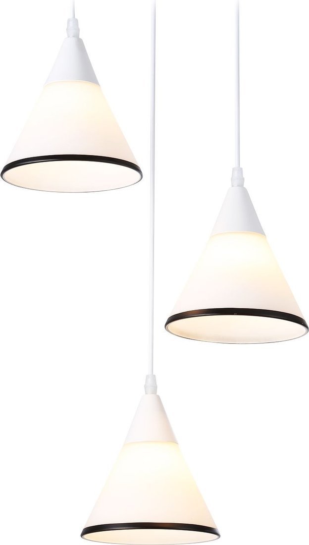 

Подвесная люстра Ambrella light Traditional TR3167/3 WH/BK