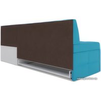 Угловой диван Мебель-АРС Атлантис правый 212x84x135 (синий)