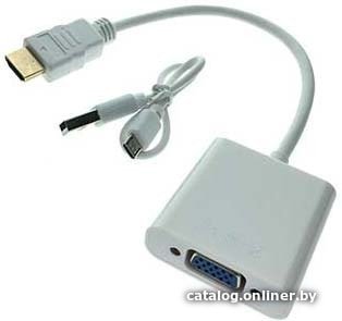 Адаптер Espada HDMI 19 M to VGA 15 F