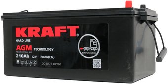 KRAFT AGM 210(3) евро (210 А·ч)
