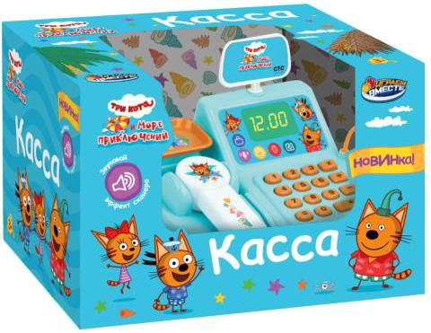 

Касса игрушечная Играем вместе Три Кота R396-H40037-R