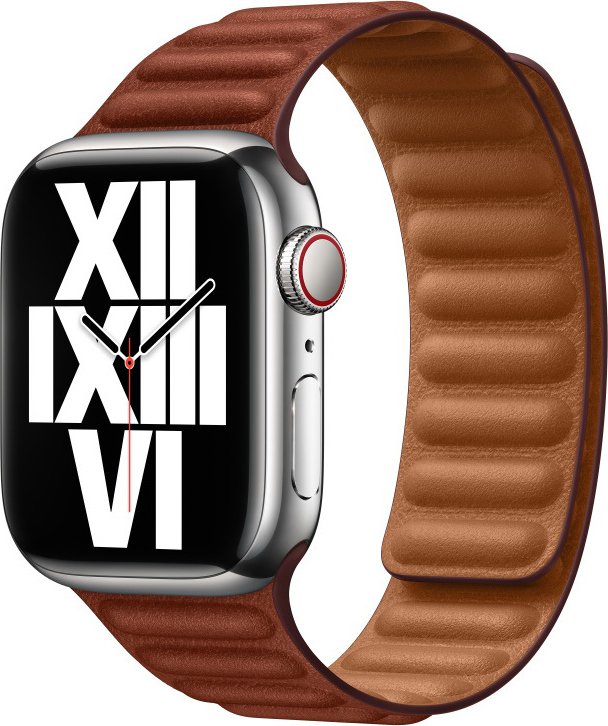 

Ремешок Apple Leather Link MP813 (41 мм, темно-коричневый, размер S/M)